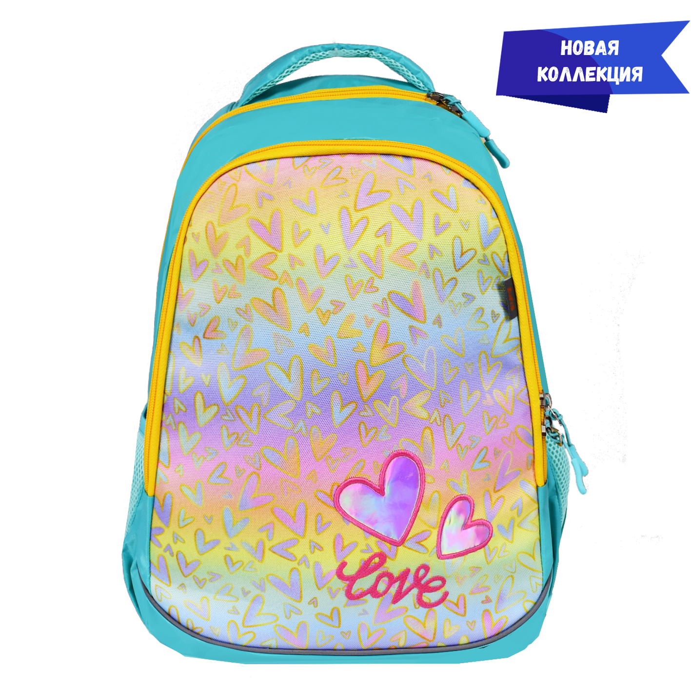 Фламинго сердечки 0378