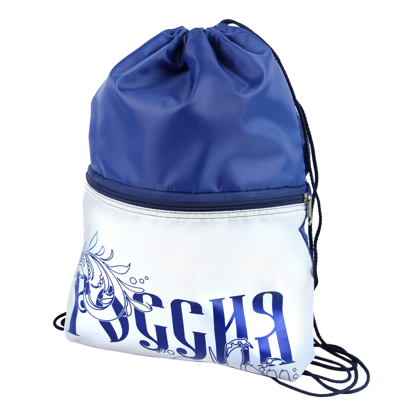 МЕШОК ДЛЯ ОБУВИ РОССИЯ, сорт 1 синий