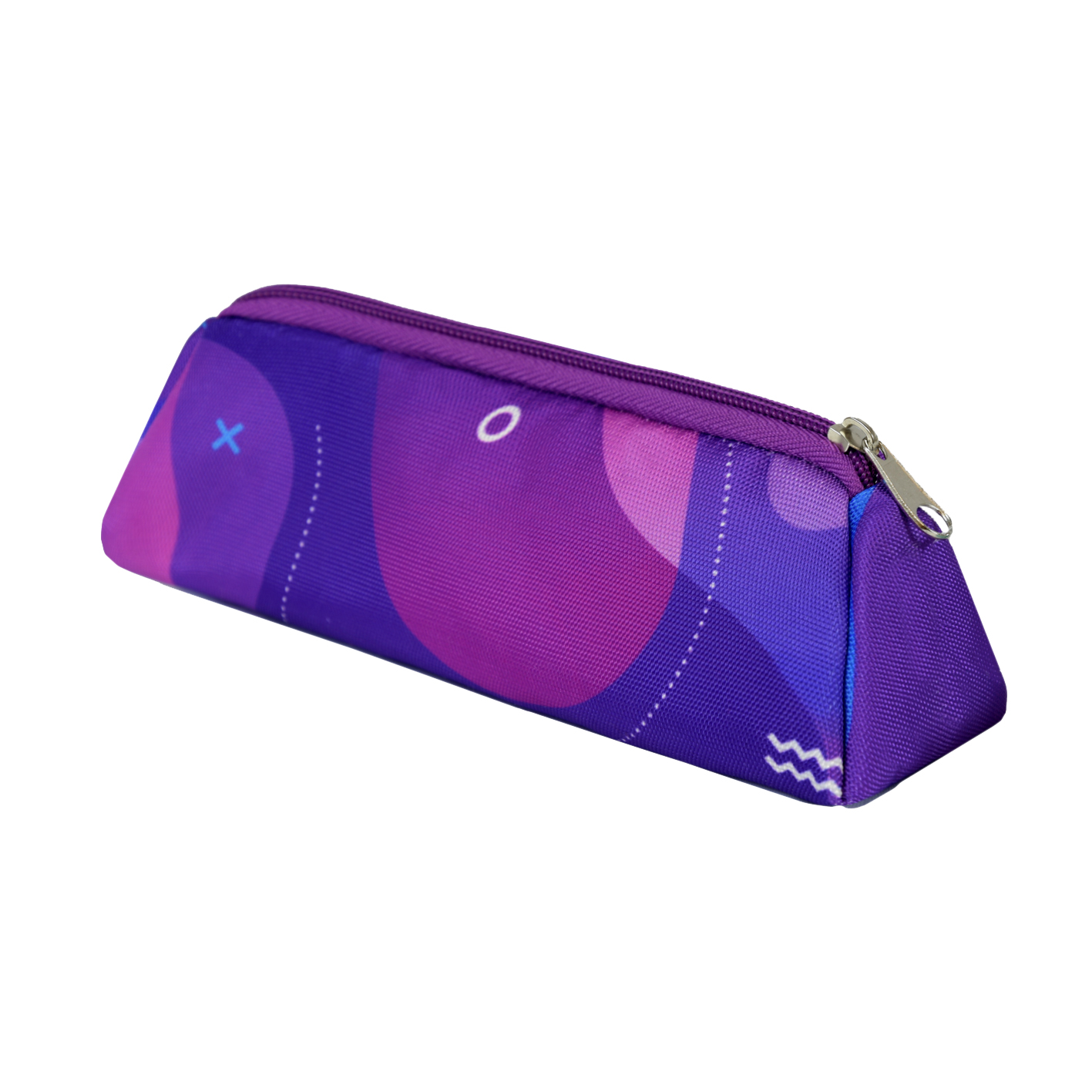 Пенал География абстракция 0349